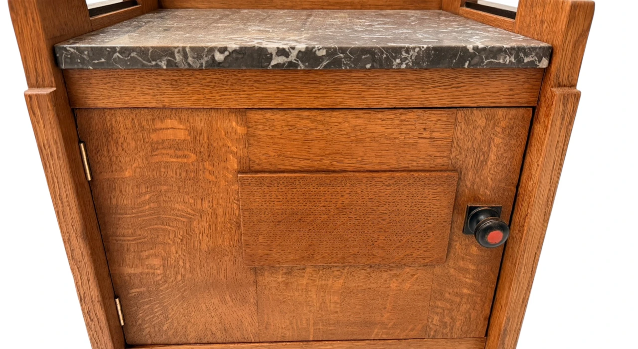 Art Deco Modernist Nightstand or Bedside Cabinet, 1920s